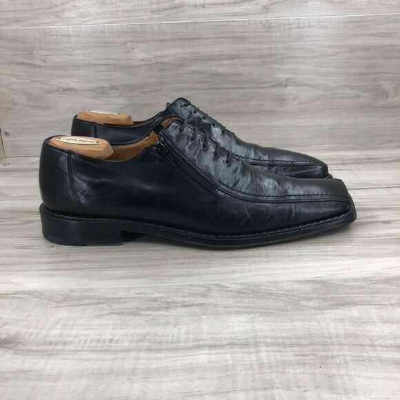 Mezlan Guardia Luxury Italian Leather Oxford - Black